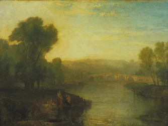 Uitzicht op Richmond Hill en brug